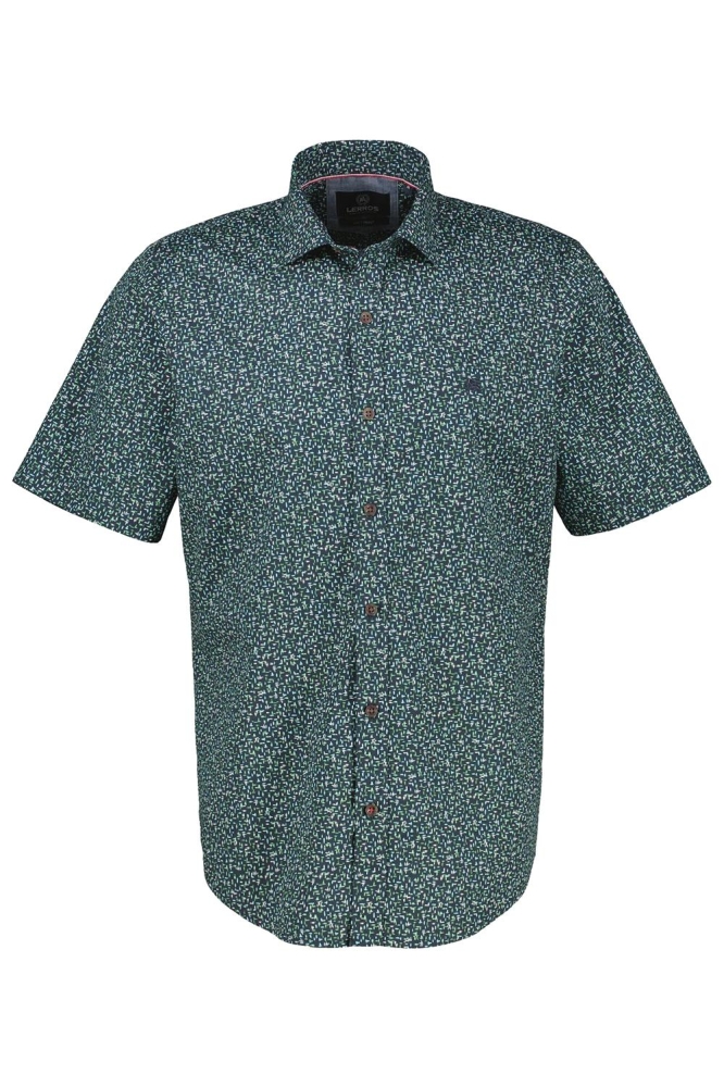 SHIRT MET HALVE MOUWEN ZOMERS PATROON 2542305 485 CLASSIC NAVY